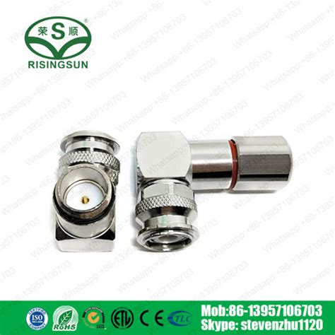 China Rosenberger Tnc Male Plug Clamp Right Angle Solderless Rf Connector For Lmr300 5d Fb Cable