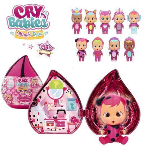 Кукла IMC Toys Cry Babies Magic Tears PINK EDITION Плачущий младенец с