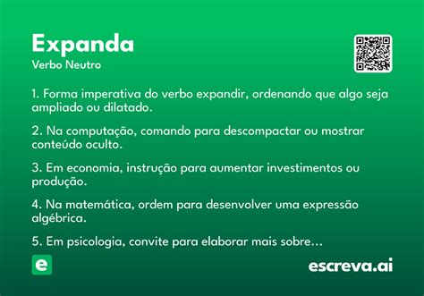 O Que Significa Expanda