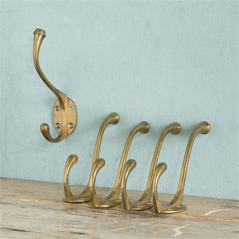 Lacquered Brass Coat Hooks Lassco Englands Prime Resource For