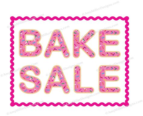 Cute Bake Sale Sign