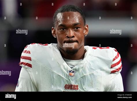 San Francisco 49ers cornerback Deommodore Lenoir looks on before an NFL ...