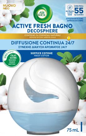 Air Wick Deodorante Ambiente Active Fresh Bagno Decosphere Assort