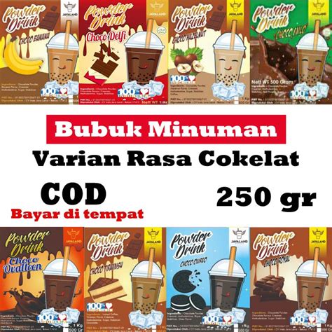 Jual Bubuk Minuman Javaland Reguler Varian Rasa Cokelat Gr Shopee