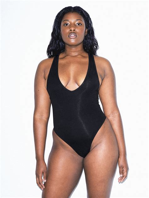 Cotton Spandex Tank Bodysuit American Apparel