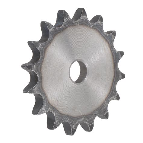 Uxcell 16 Teeth Flat Chain Sprocket Type A 1 2 Pitch 12mm Bore Carbon