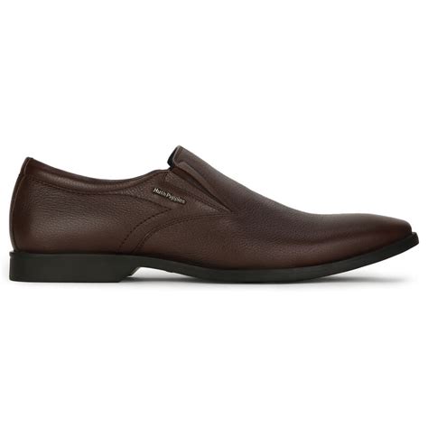 Hush Puppies Dark Brown Formal Slipon Shoes For Men Bata