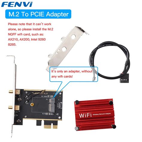 Fvi Adaptador Inal Mbrico M A Pci Express Convertidor M Ngff