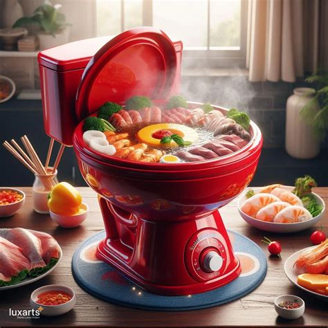 Toilet Inspired Electric Hot Pots Quirky Design Hot Cuisine LuxArts
