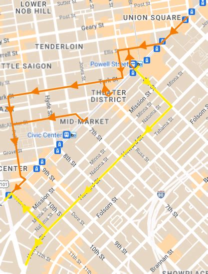 Better Market Street Phase Construction Bike Detours Sfmta