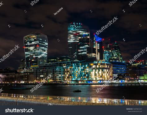 Skyline London Night Stock Photo 1697961241 | Shutterstock