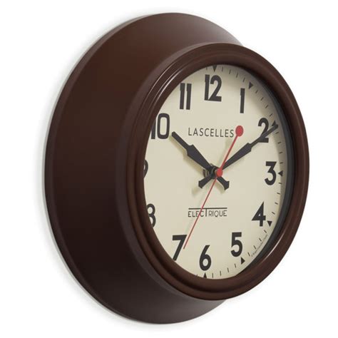 Roger Lascelles Clocks Cm Lascelles Dial Retro Deco Circular Wall