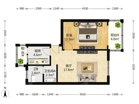 整租·唐人苑 2室1厅 南 唐人苑租房信息 上海唐人苑唐镇房屋出租【上海贝壳租房】