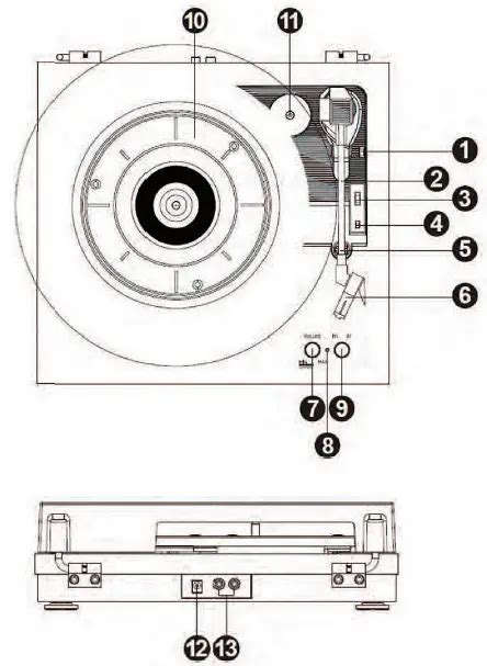 Lp No Lpsc Bluetooth Vinyl Record Player With External Speakers