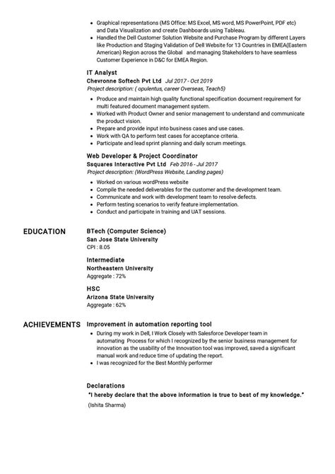 IT Business Analyst CV Example In 2025 ResumeKraft