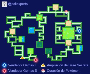 Mapa Del Subsuelo Pok Mon Diamante Brillante Y Perla Reluciente