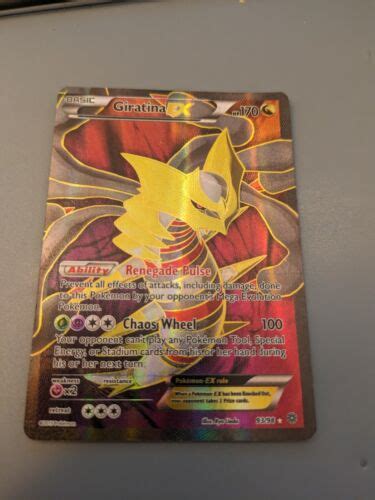 Giratina Ex Xy Ancient Origins Full Art Holo Rare Pok Mon