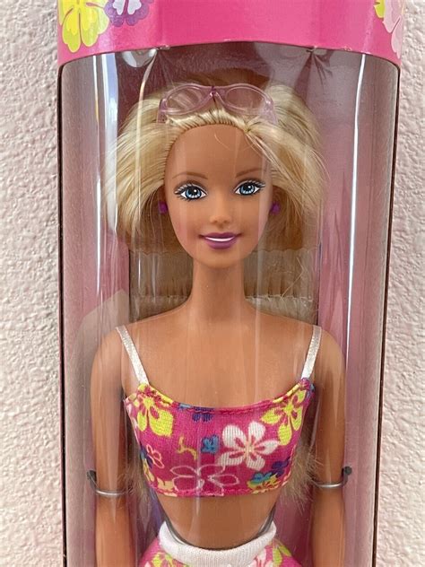 Hawaii Barbie Paradise Flower Bikini Pink 1999 Mattel 24614 Ebay