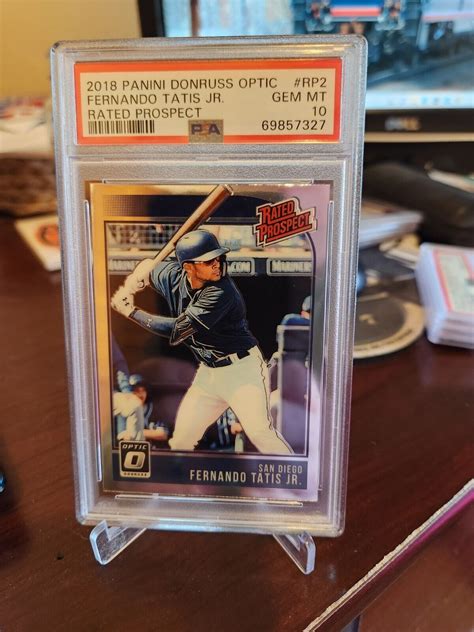 Panini Donruss Optic Rated Prospects Fernando Tatis Jr Rp Psa