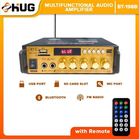 Hug 300W 300W Digital Hifi Bluetooth Stereo Audio Amplifier Fm Radio