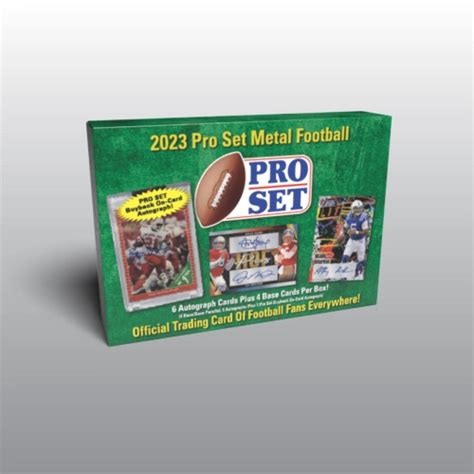 2023 Pro Set Metal Football Card Checklist Checklist Archive