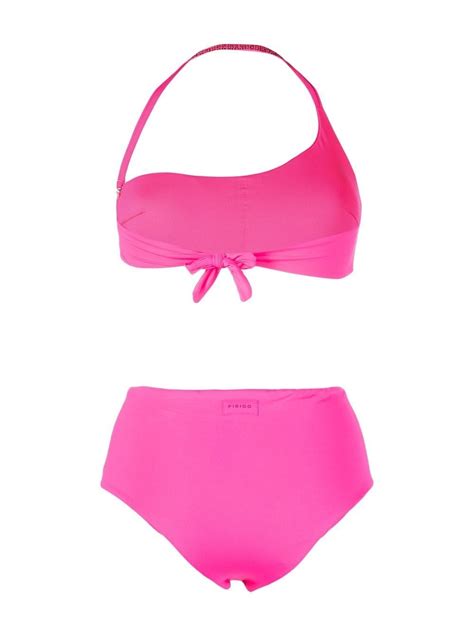 Fisico Crystal Embellished Detail Bikini Set Pink Farfetch