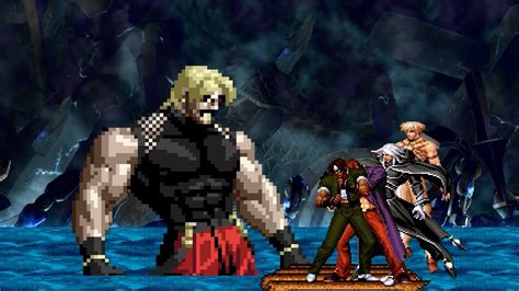 Big Rugal VS Team Orochi Igniz Iori Kyo Boss Fight YouTube