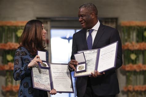 Le docteur Denis Mukwege a officiellement reçu le Prix Nobel de la