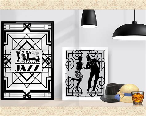 Art Deco Nouveau Frames Elements Bundle Ai Eps Not Svg And Etsy