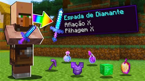 Zerando Minecraft Mas Os Villagers S Trocam Itens Op Youtube