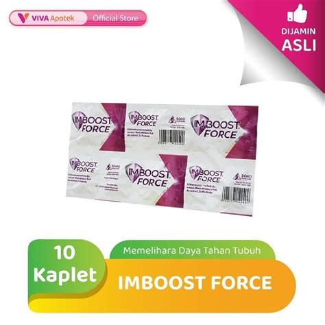 Jual Imboost Force Untuk Memelihara Daya Tahan Tubuh Kaplet