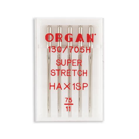 Organ Super Stretch Home Machine Needles 15x1 130 705H HAx1SP 5