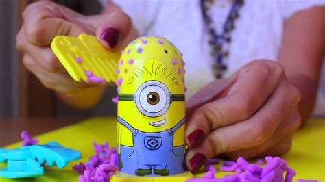 Play Doh Corte De Pelo Minions Minions Hair Cut YouTube