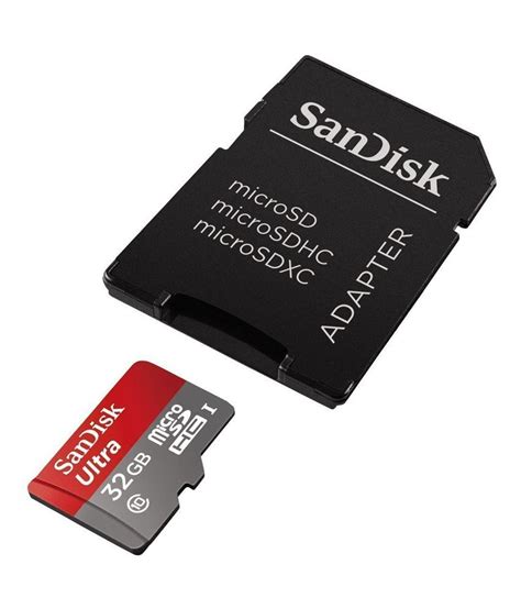 Sandisk 32 Gb Sdhc Class 10 Ultra Memory Card Memory Cards Online At Low Prices Snapdeal India