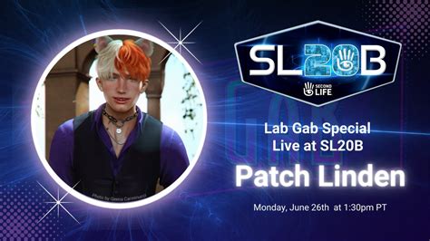 Second Life S Lab Gab Live At Sl B With Patch Linden Youtube