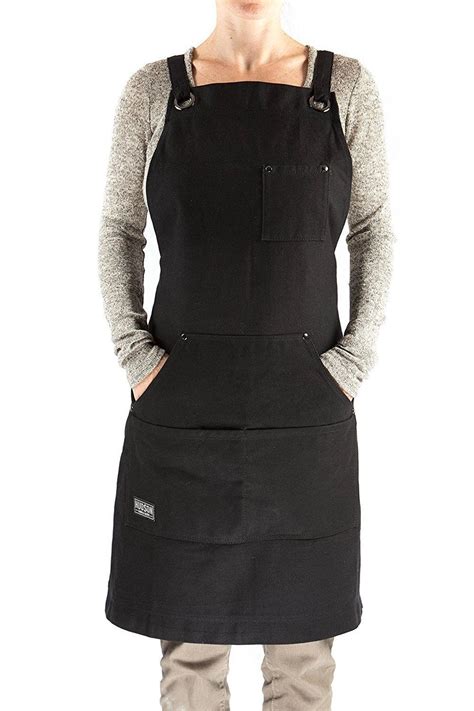 Hudson Durable Goods Hdg901 Heavy Duty Waxed Canvas Work Apron Black