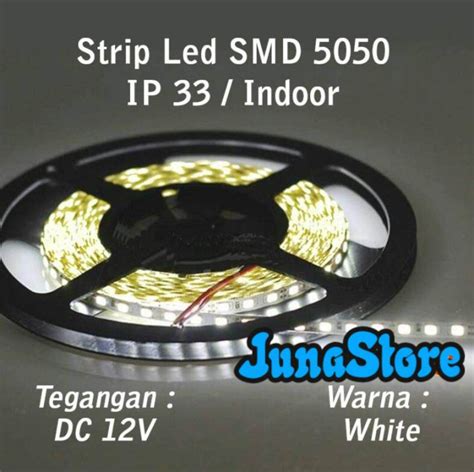 Lampu Flexible Led Stril White Putih Smd Dc V Ip Indoor Only