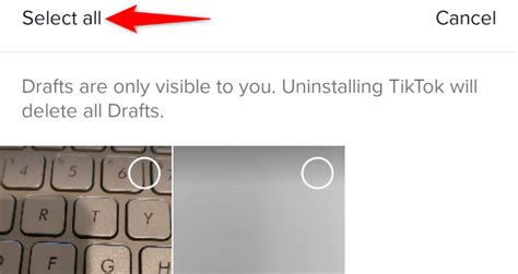 How To Delete Drafts On TikTok