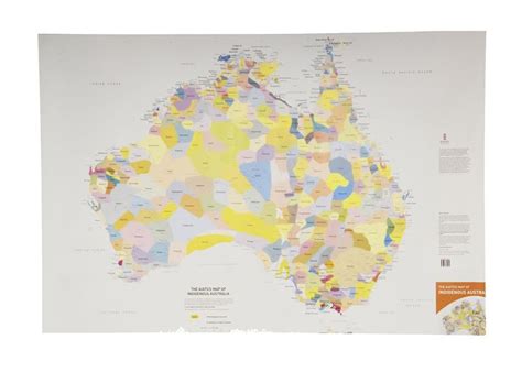 Map Of Indigenous Australia Small Map Torres Strait Islander