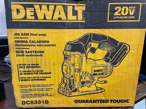 Dewalt DCS331B 20 Volt Max Cordless Jig Saw Bare Tool EBay