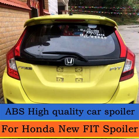 For Honda Gk Fit Jazz Rs Rear Spoiler High Quality Abs