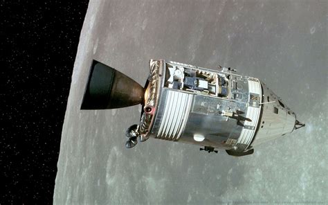 Nasa Apollo 15 Wallpaper Csm View From Lm 1971