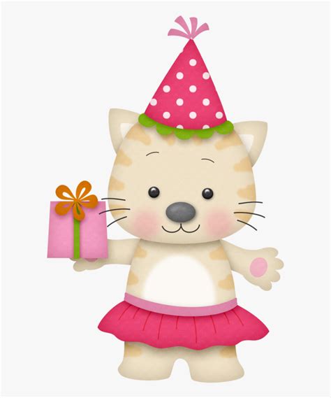 Birthday Cat Clip Art Free Transparent Clipart ClipartKey