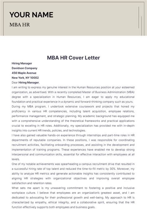 Hr Projects For Mba 1