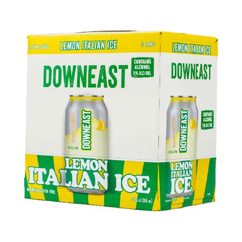 Downeast Lemon Italian Ice Pack Downeast Cider House Buy Cider