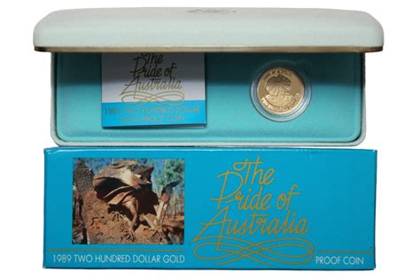 Australia Gold Proof Coin Pride Of Australia Frilled Neck