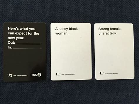 Feminists Play Cards Against Humanity And Lets Just Say The