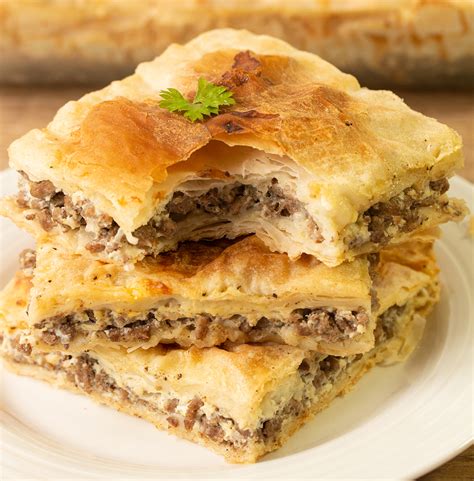 Meat Pie With Phyllo Crust Egyptian Goulash Healthy Life Trainer