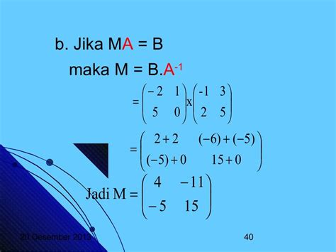 Perkalian Matriks