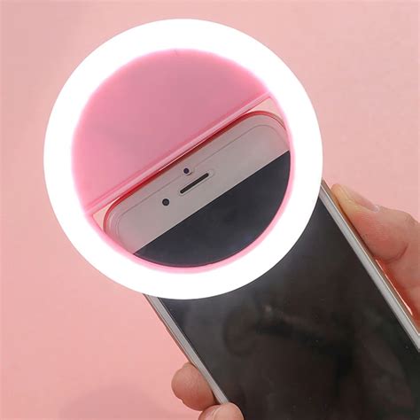 Clipe Anel Luz Pra Selfie Ring Light Flash Celular Universal Utimix